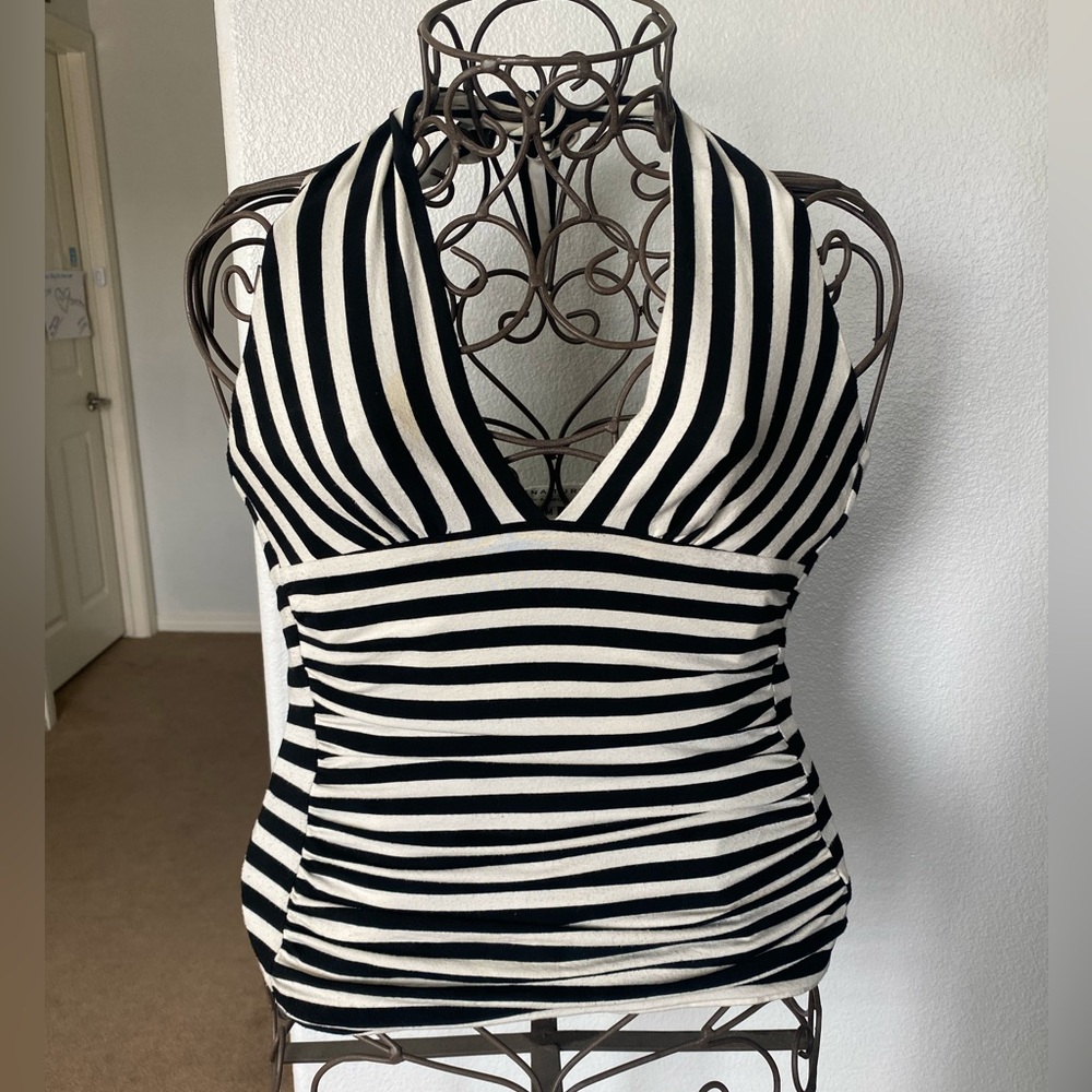 Vintage Trina Turk Tie Halter.  Size medium